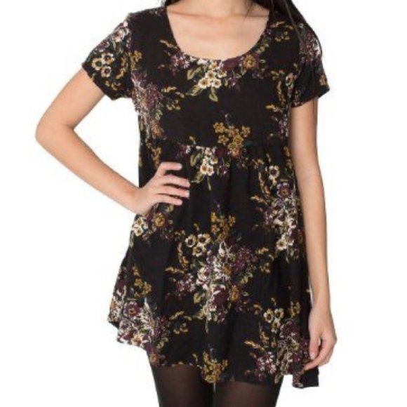 American Apparel Floral Baby Doll Dress - Picture 2 of 3